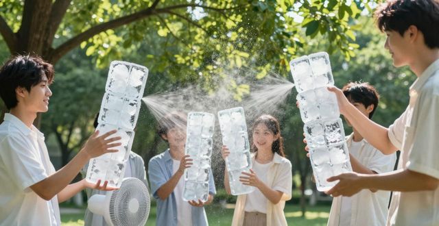 大冰块降温方法_北京昌平区夏季防暑降温大冰块_大冰块户外活动使用时长